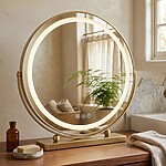 Zrkadlo LED MAKE-UP L.Gold 50 cm – Obrázok 3