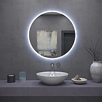 Zrkadlo LED BLUETOOTH FFJ 60cm – Obrázok 3
