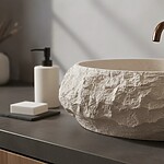 Umývadlo na dosku Mika Warm Beige – Obrázok 3