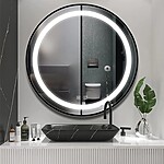 Zrkadlo LED 70cm MMJ Black – Obrázok 3