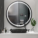 Zrkadlo LED 80cm MMJ Black – Obrázok 3