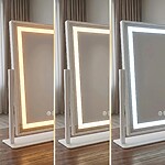 Zrkadlo LED LUMI White 30x40cm – Obrázok 4
