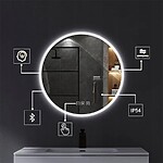 Zrkadlo LED BLUETOOTH FFJ 80cm – Obrázok 5