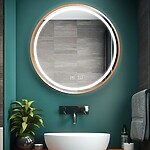 Zrkadlo LED 80cm MMJ BRUSH COPPER – Obrázok 5