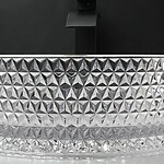 Umývadlo na dosku REA CRISTAL - priehľadné – Obrázok 5