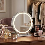 Zrkadlo LED MAKE-UP Chrome 40 cm – Obrázok 6
