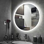 Zrkadlo LED BLUETOOTH FFJ 80cm – Obrázok 6