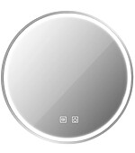 Zrkadlo LED 70cm MMJ BRUSH SILVER – Obrázok 7