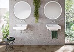 Zrkadlo LED 50cm MMJ BRUSH SILVER – Obrázok 8