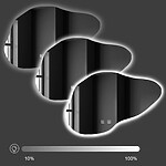 Zrkadlo P11229 LED CLOUD B 100x70cm – Obrázok 8