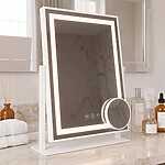 Zrkadlo LED LUMI White 30x40cm – Obrázok 8