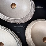 Umývadlo na dosku Mika Warm Beige – Obrázok 9