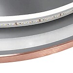 Zrkadlo LED 80cm MMJ BRUSH COPPER – Obrázok 9