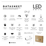 Nimco LED zrkadlo s podsvietením, 60 x 80, dotykový senzor – Obrázok 3
