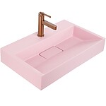 Umývadlo REA GOYA PINK na dosku 60 CM - konglomerát – Obrázok 3