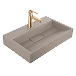Umývadlo z liateho mramoru Rea GOYA TAUPE 50CM – Obrázok 2