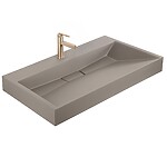 Umývadlo z liateho mramoru Rea GOYA TAUPE 100CM – Obrázok 7