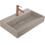 Umývadlo z liateho mramoru Rea GOYA TAUPE 60CM