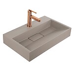 Umývadlo z liateho mramoru Rea GOYA TAUPE 50CM – Obrázok 10